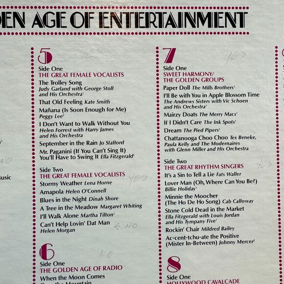 Vintage Reader's Digest Golden Age of Entertainment 10 Vinyl Records Box Set LP - Picture 8 of 16